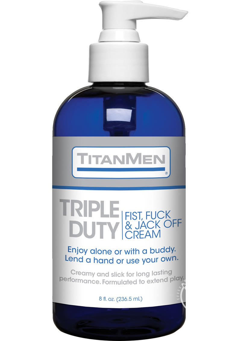 Titanmen Triple Duty Jack Off Cream 8Oz