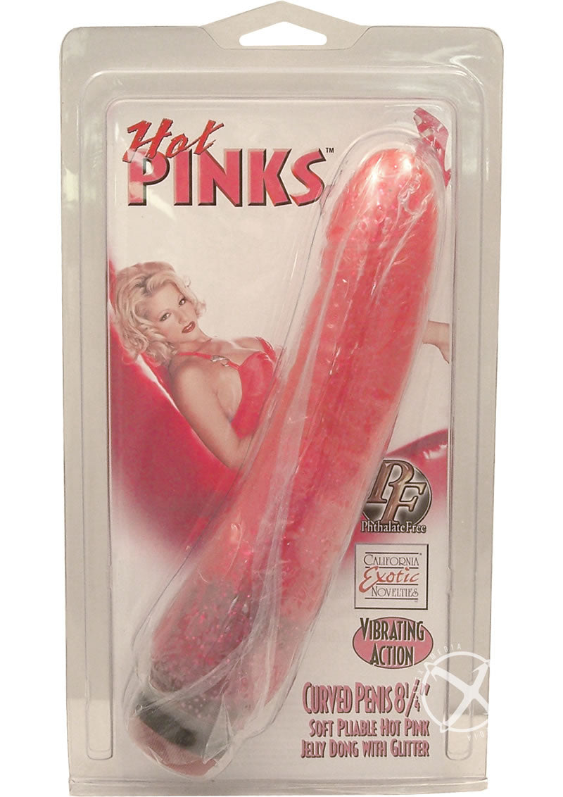 Hot Pinks Jelly Curved Penis
