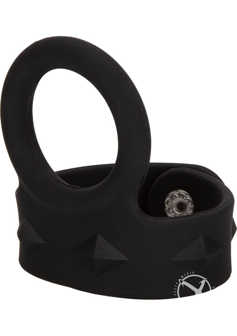 Silicone Tri Snap Scrotum Support Ring L