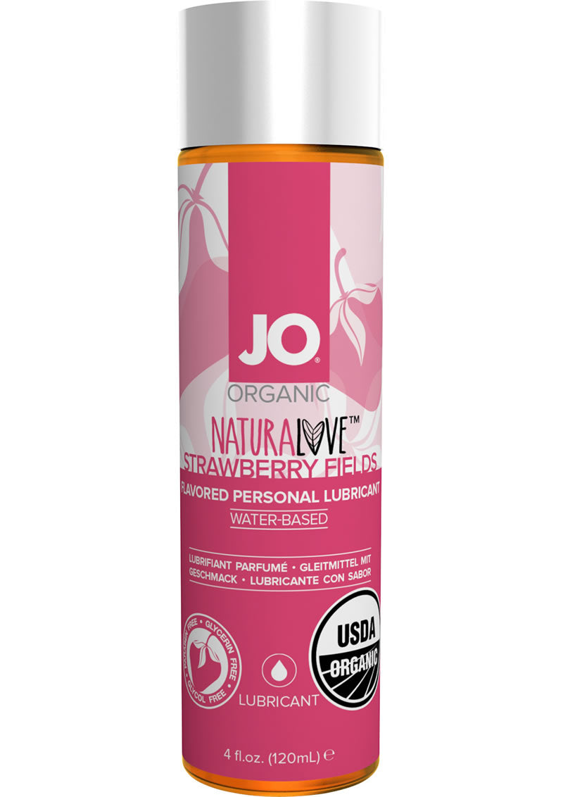 4Oz Usda Organic Lubricant Strawberry