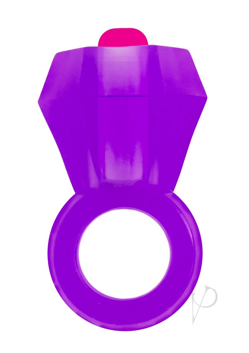 Rock Candy Bling Pop Ring Purple