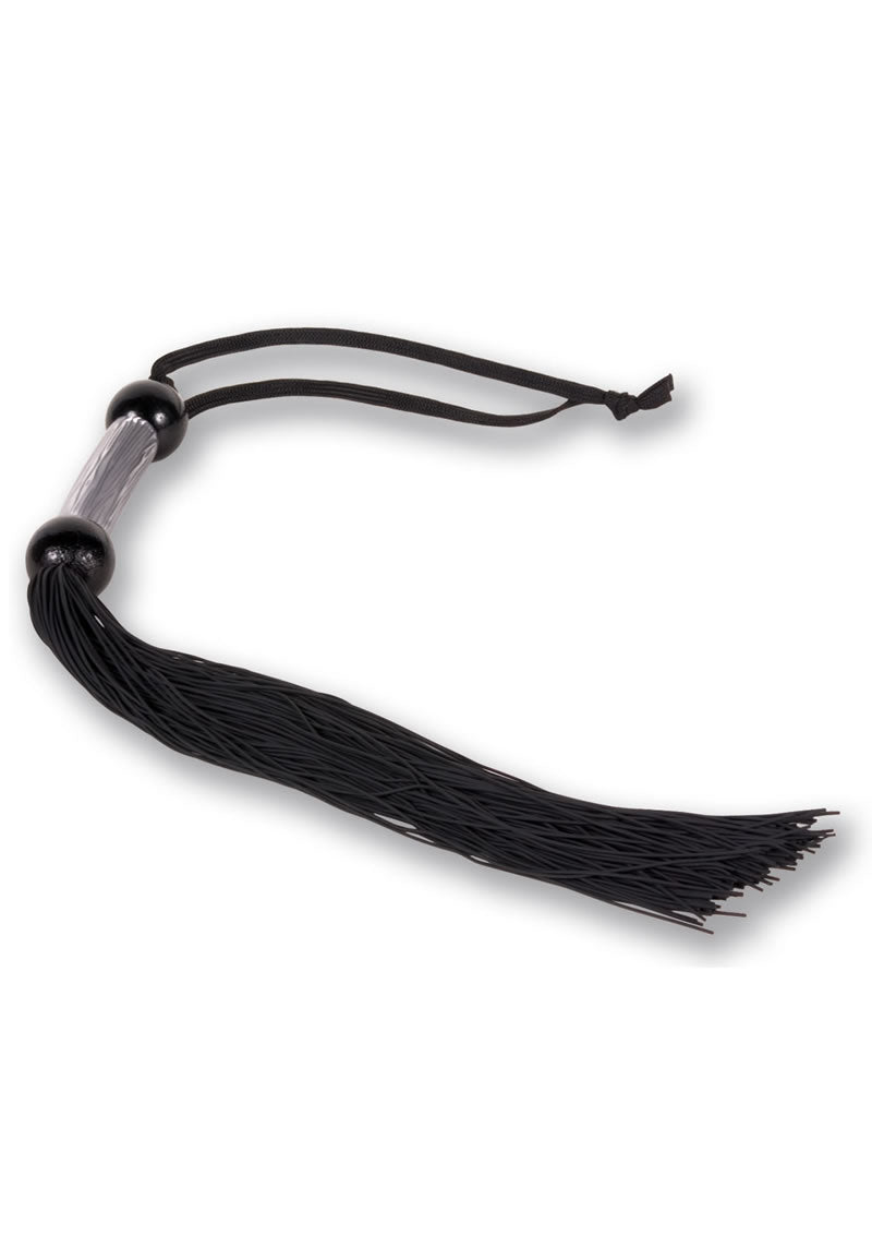 22 Large Rubber Whip - Black