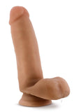 Dr Skin Glide Dildo W/Balls 7 Caramel