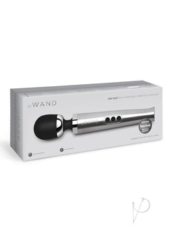 Le Wand Diecast Usb Massager Slvr