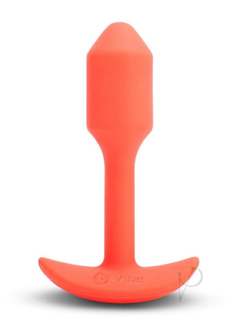 B-Vibe Vibrate Snug Plug Sm Orange