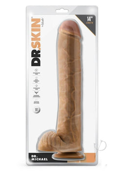 Dr Skin Dr Michael 14 Dildo Balls Tan