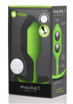 B-Vibe Snug Plug 3 Lime