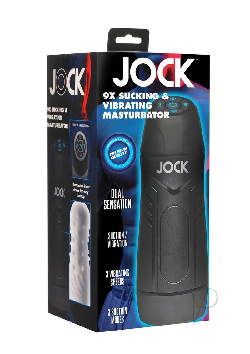 Jock 9X Suck Vibe Mastrbator White
