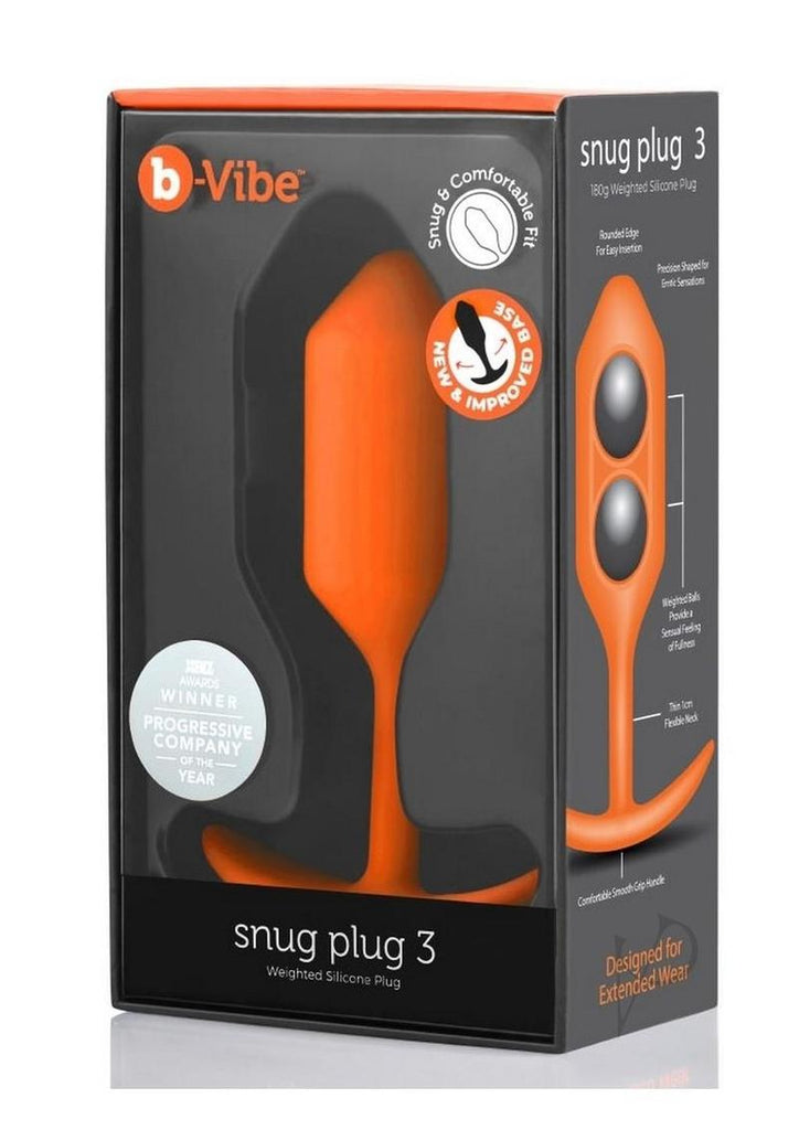 B-Vibe Snug Plug 3 Orange