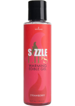 Sizzle Lips Warming Gel Strawberry 4.2Oz