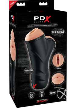 Pdx Elite Double Penetration Vibe Stroke