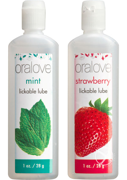 Oralove Delicious Duo Strawbery/Mint Set