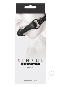 Sinful Bar Gag Black