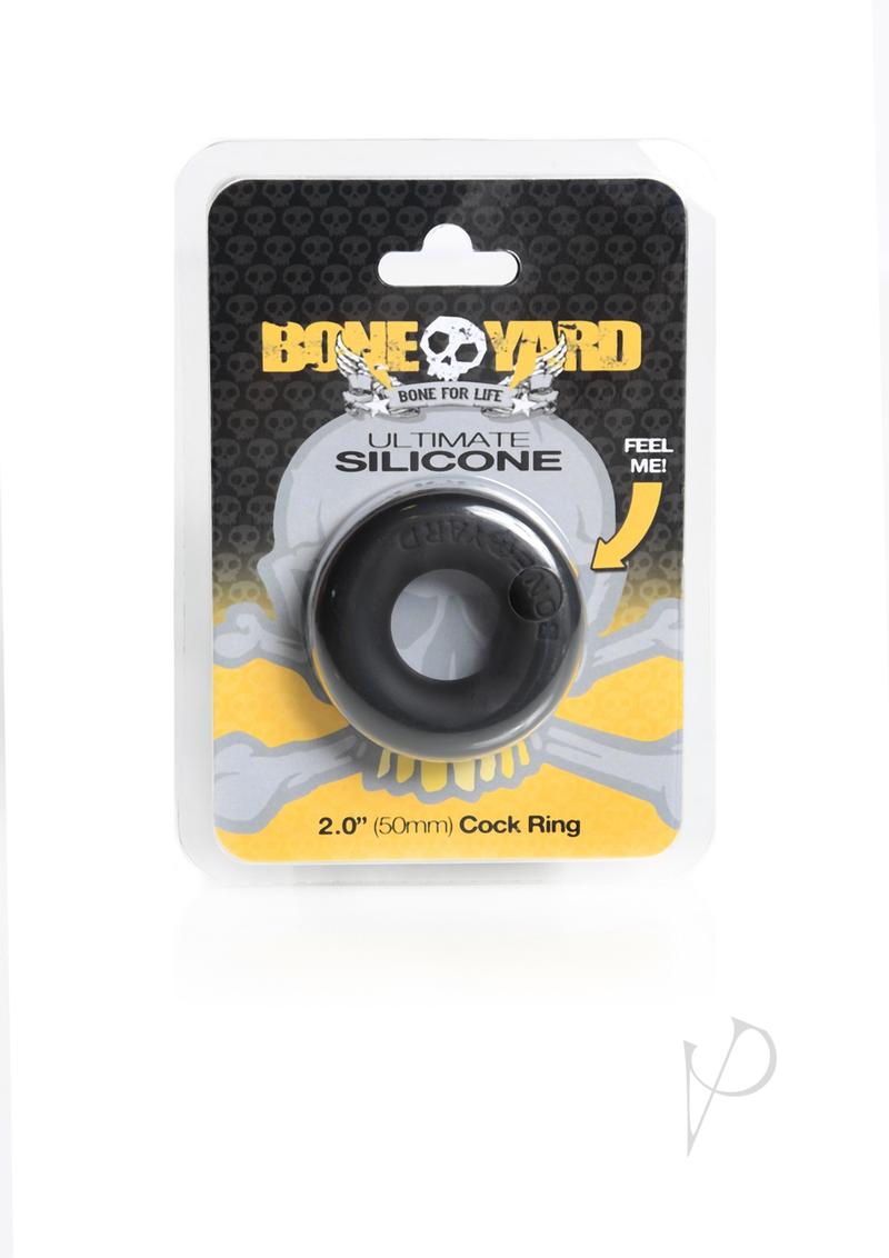 Bone Yard Ultimate Silicone Ring Black