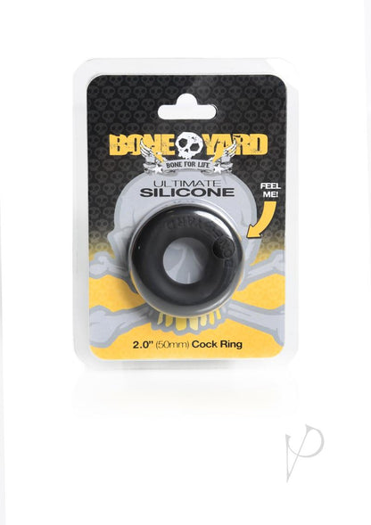 Bone Yard Ultimate Silicone Ring Black