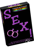 Gay Sex! Card Game (Bilingual)