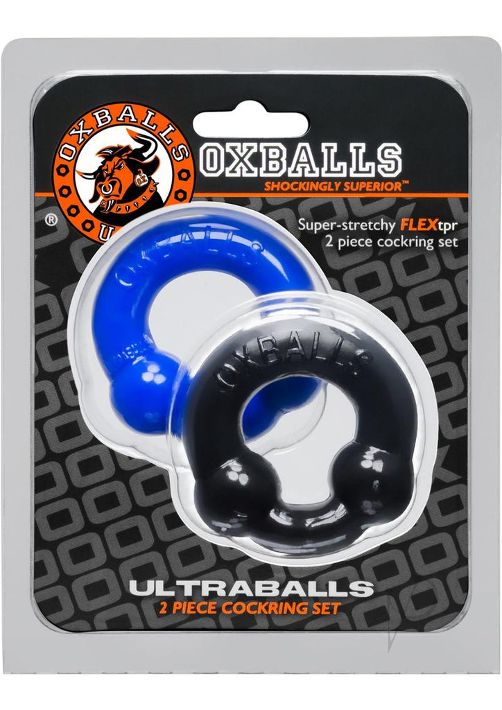 ULTRABALLS 2PK CRING BLK AND POLICE BLUE