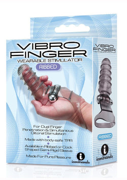 The 9 Vibrofinger Massager Grey