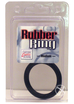 Rubber Cock Ring Black Medium