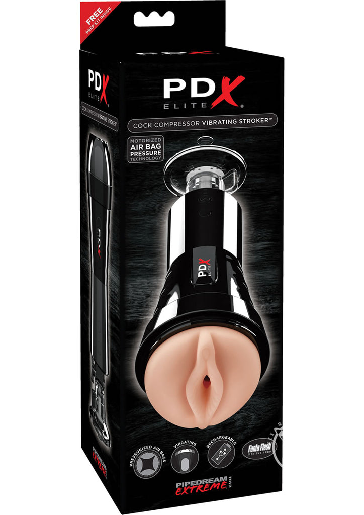 Pdx Elite Cock Compressor Vibe Stroker