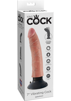 Kc 7 Vibrating Cock Flesh