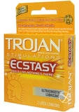 Trojan Ecstasy Utlra Ribbed 3`S