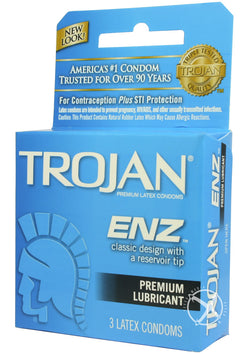 Trojan Enz Lubricated 3`S