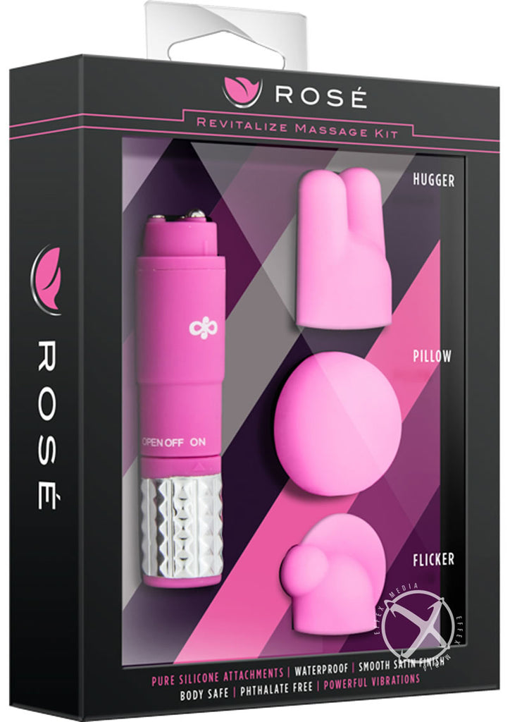 Rose Revitalize Massage Kit Pink