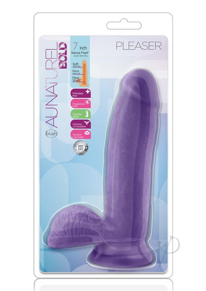 Au Naturel Bold Pleaser Dildo 7 Purp