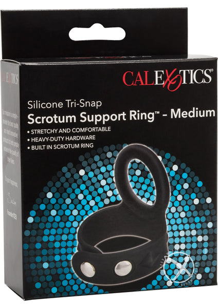 Silicone Tri Snap Scrotum Support Ring M