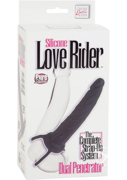 Silicone Love Ride Dual Penetrator Black