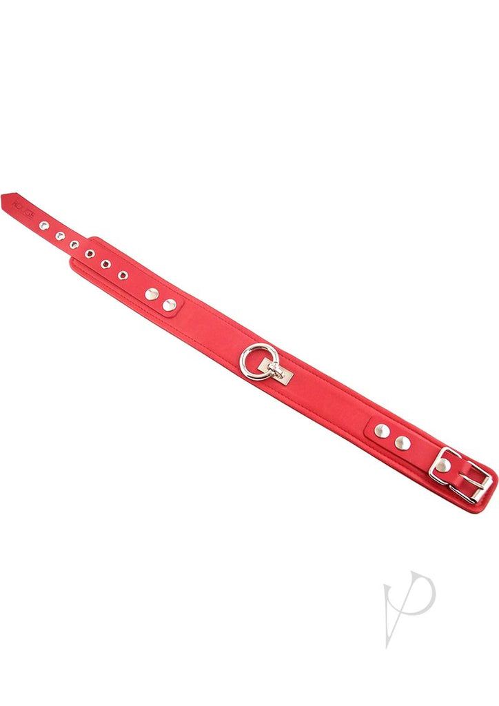 Rouge Plain Collar Red