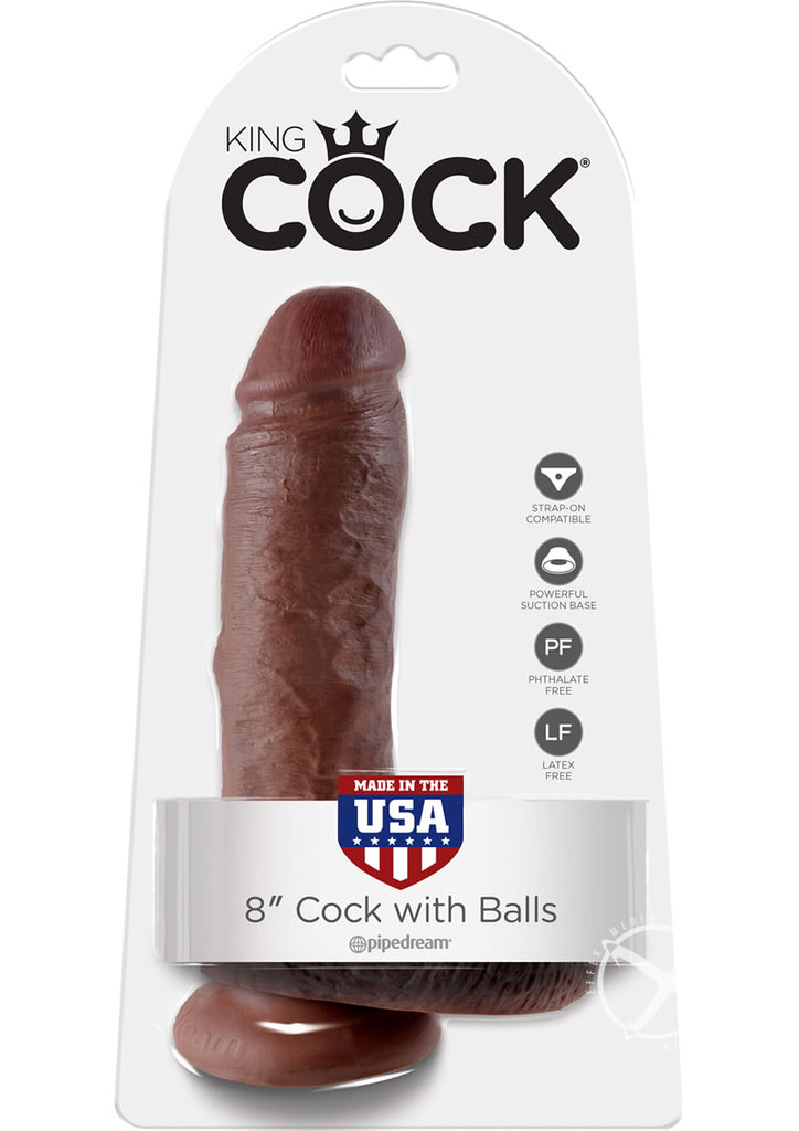 Kc 8 Cock W/Balls Brown