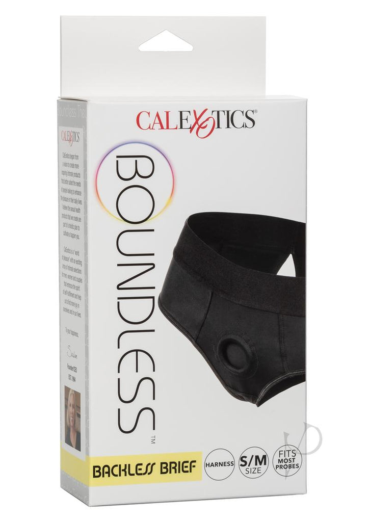 Boundless Backless Brief S/M Black