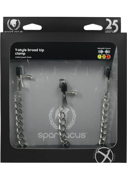 Y Style Broad Tip Clamps W/Clit Clamp