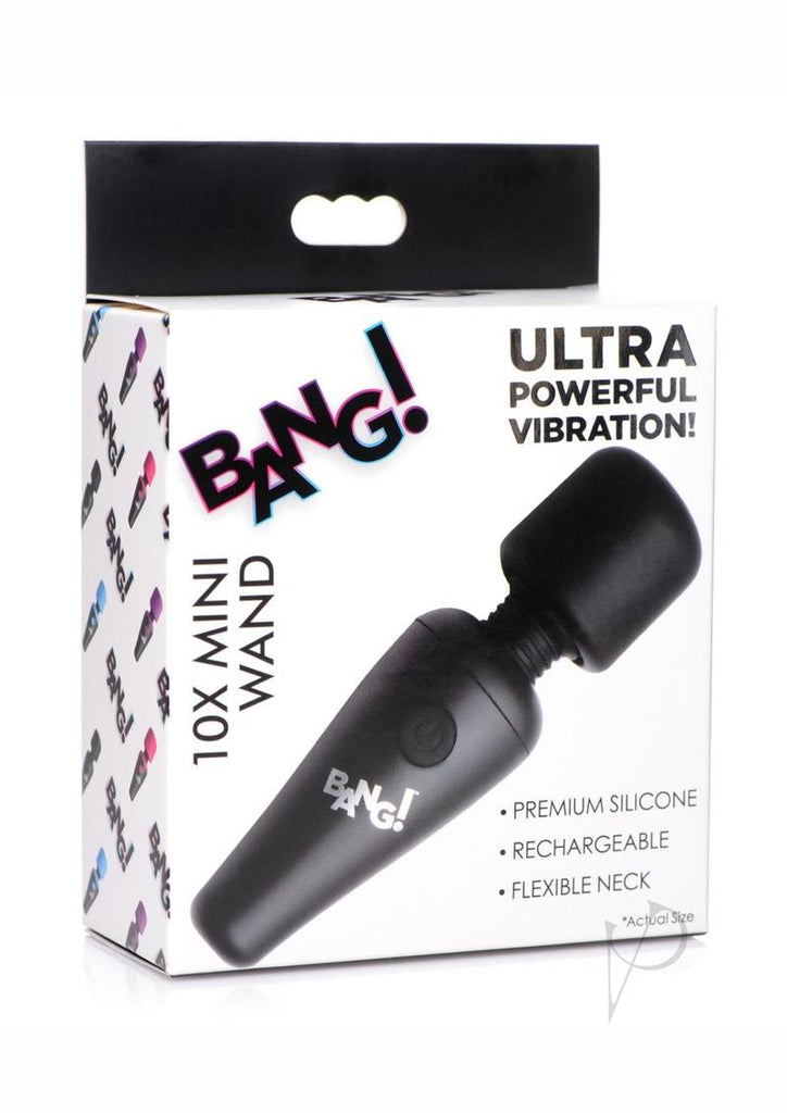 Bang 10X Vibe Mini Silicone Wand Black