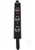 Rouge 3 Ring Padded Collar Black/Purple