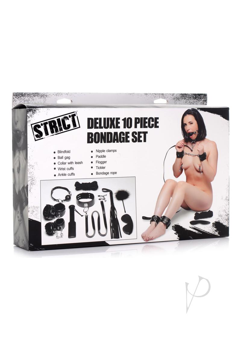 Strict Deluxe 10Pc Bondage Set