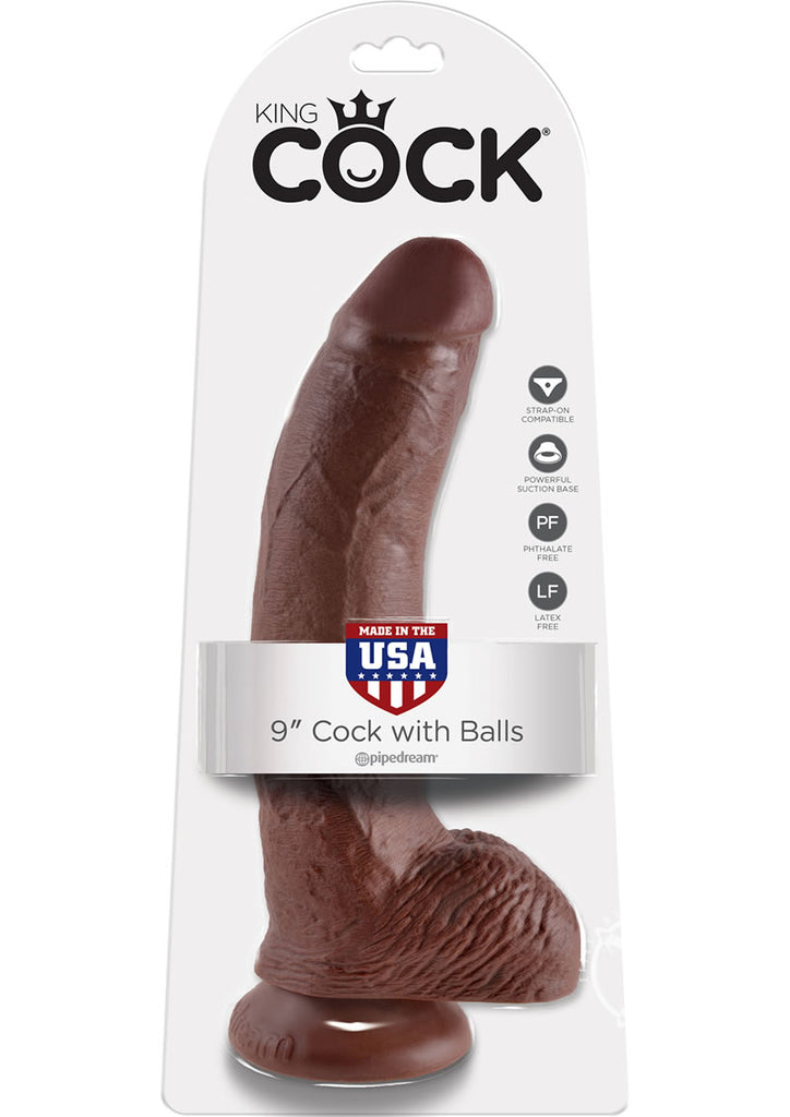 Kc 9 Cock W/Balls Brown