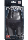 Packer Gear Black Brief Harness L/Xl