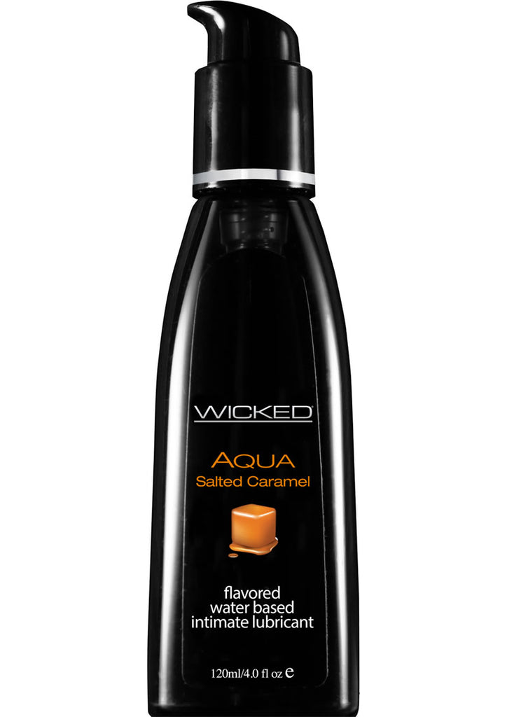 Wicked Aqua Salted Caramel Lube 4Oz