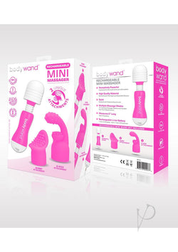 Bodywand Recharge Mini Pink W/Attachment