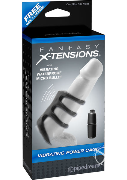 Fx Vibrating Power Cage Black