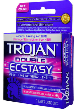 Trojan Double Ecstasy 3 Pk