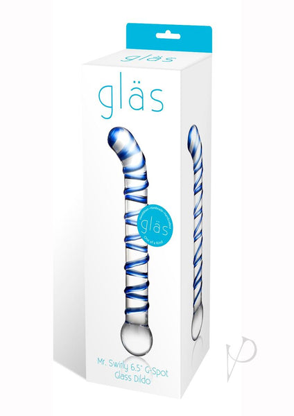 Mr Swirly G-Spot Glass Dildo 6.5