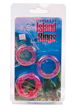 Silicone Island Rings-Pink