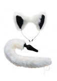 Tailz White Fox Tail And Ears Set