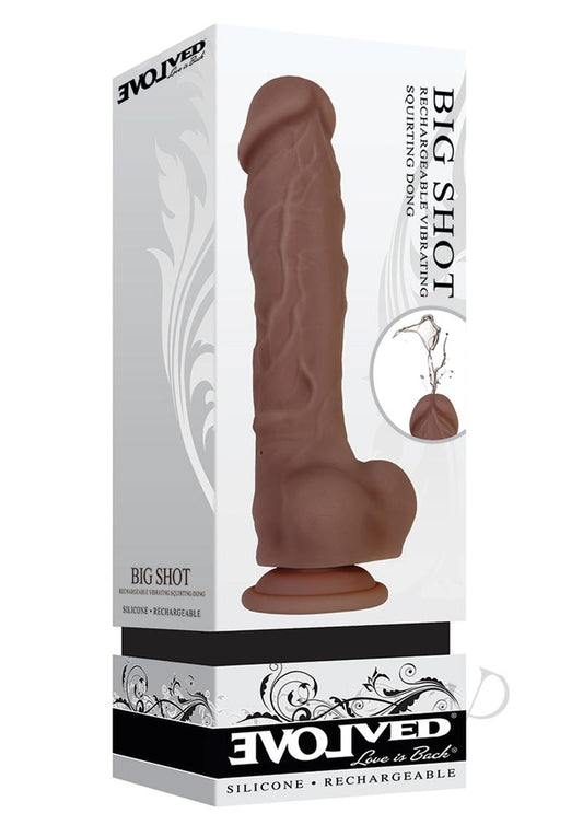 Big Shot Silicone Rechargeable Vibrating Dildo