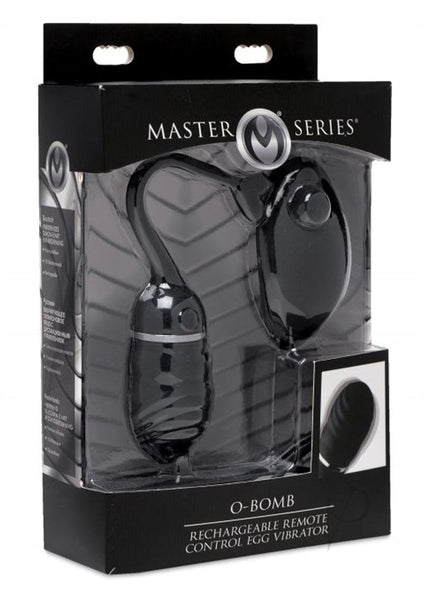 Ms O Bomb Rechargeable Remote Egg Black