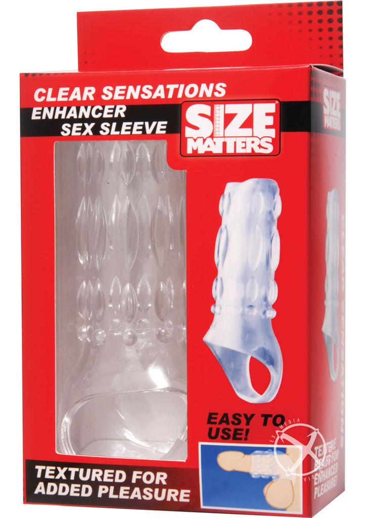 Clear Sensations Enhancer Sex Sleeve